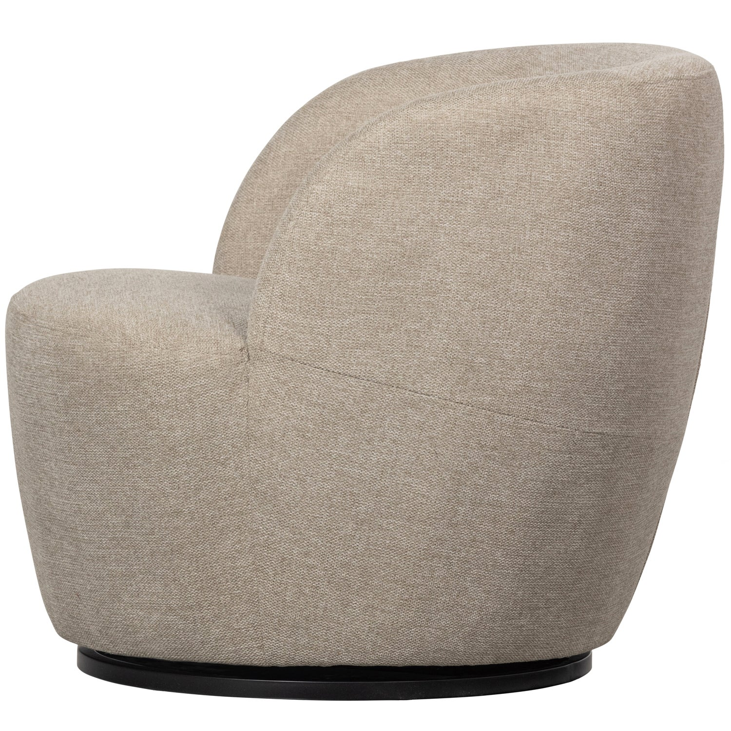 Serra draaifauteuil naturel melange