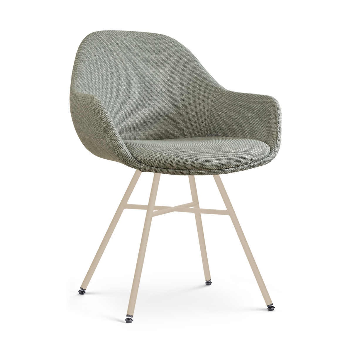 Eetkamerstoel Noa-Mae beige onderstel
