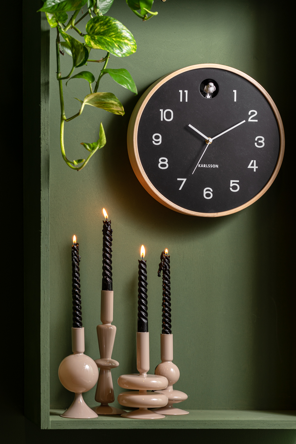 Wandklok Natural Cuckoo