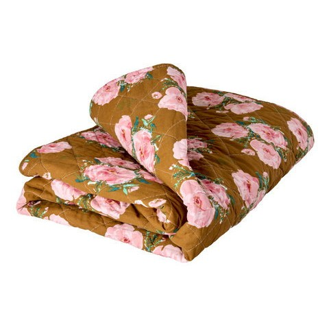 Plaid Rice Floral Fiesta Rose 130x180 cm