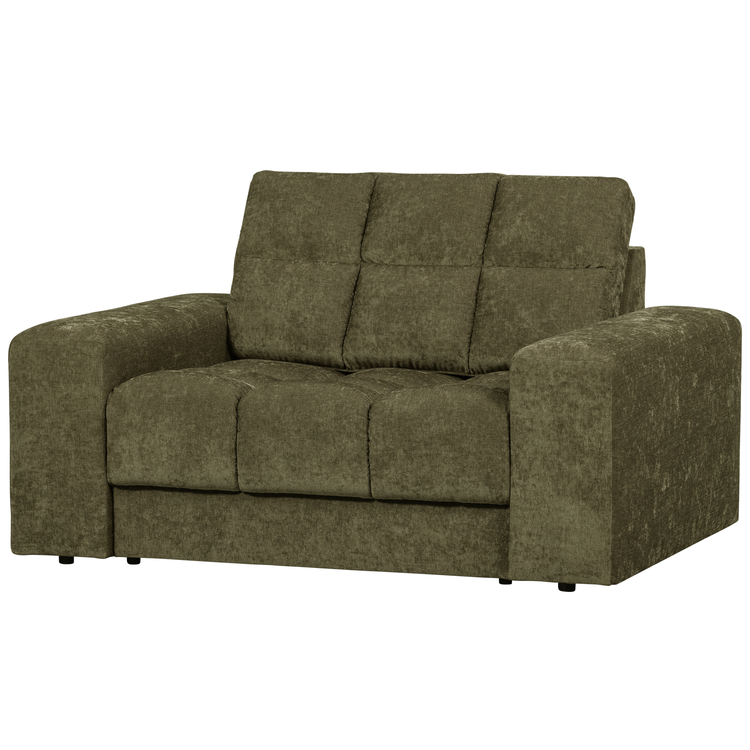 Second date loveseat velvet warmgrijs