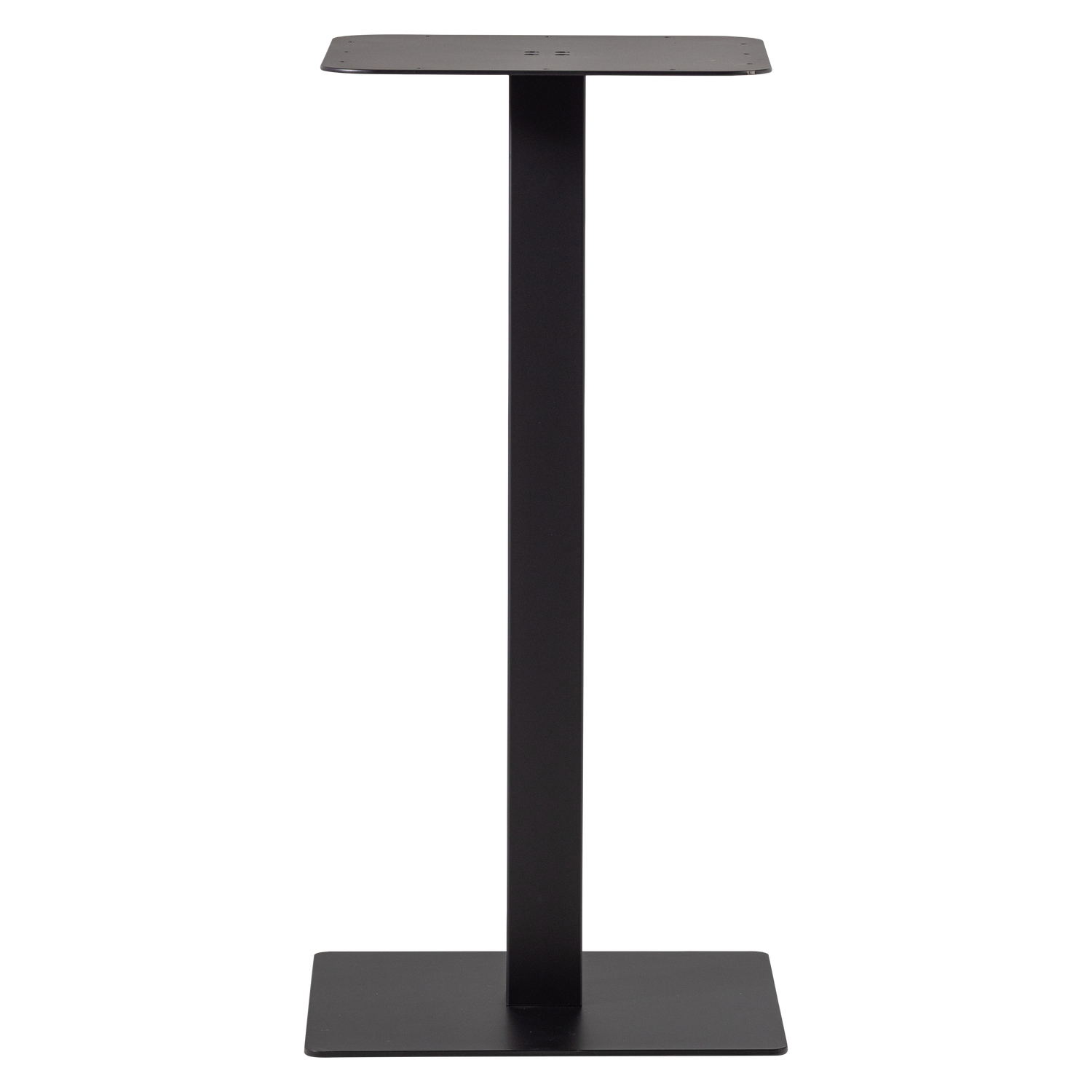 Bistro vierkante bartafel poot metaal dakargrau 105x50x50 cm