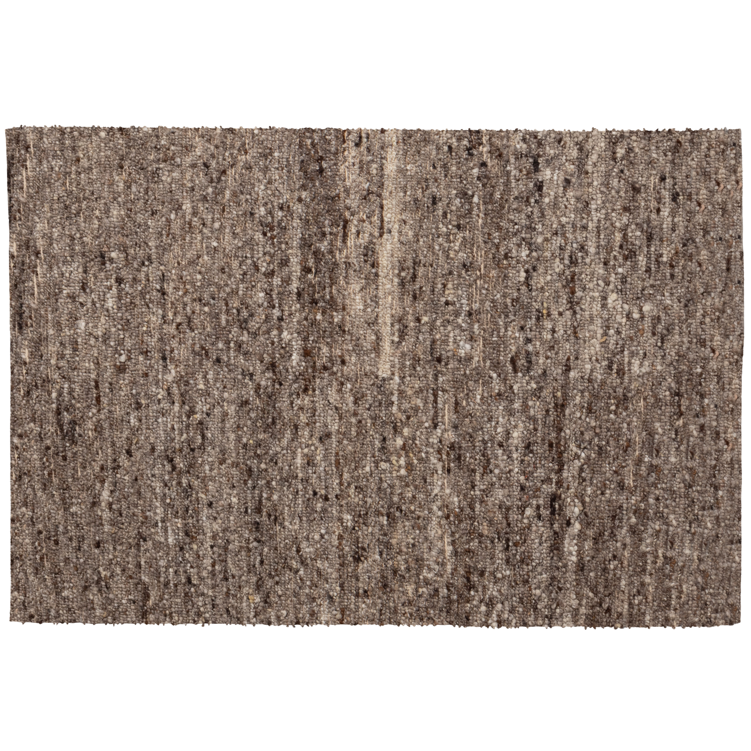 Efia vloerkleed wol bruin melange 170x240 cm