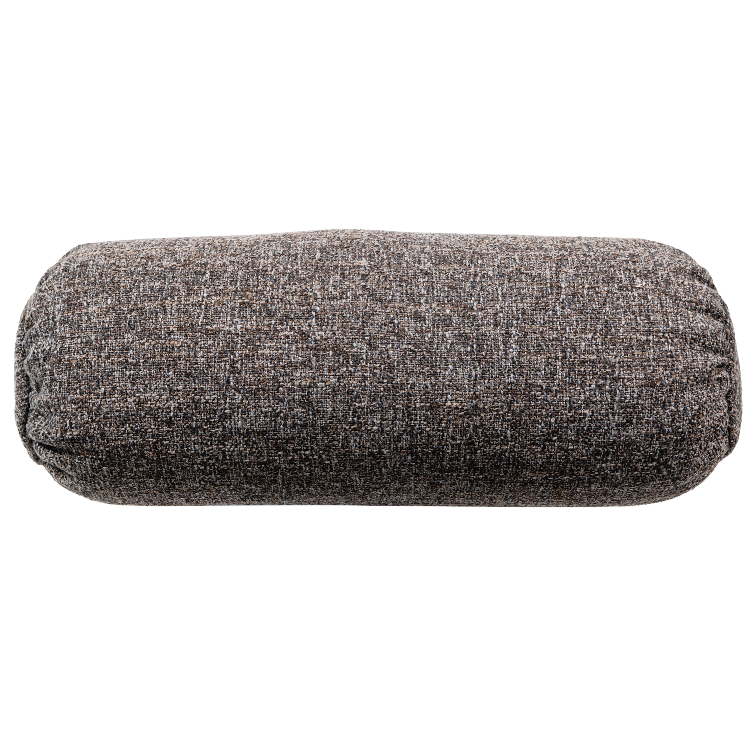 Baggy rolkussen 50xo23 cm 3d chenille middenbruin