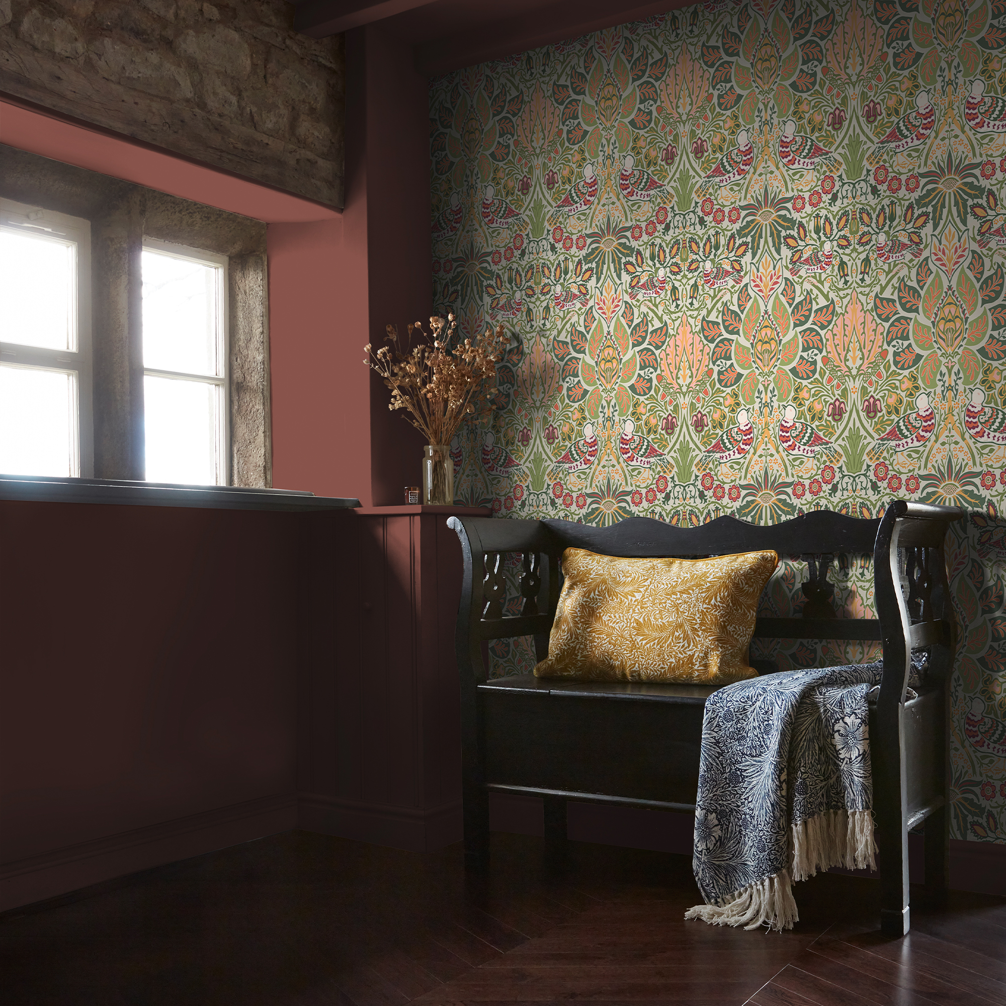 Behang William Morris at Home Dove Rose