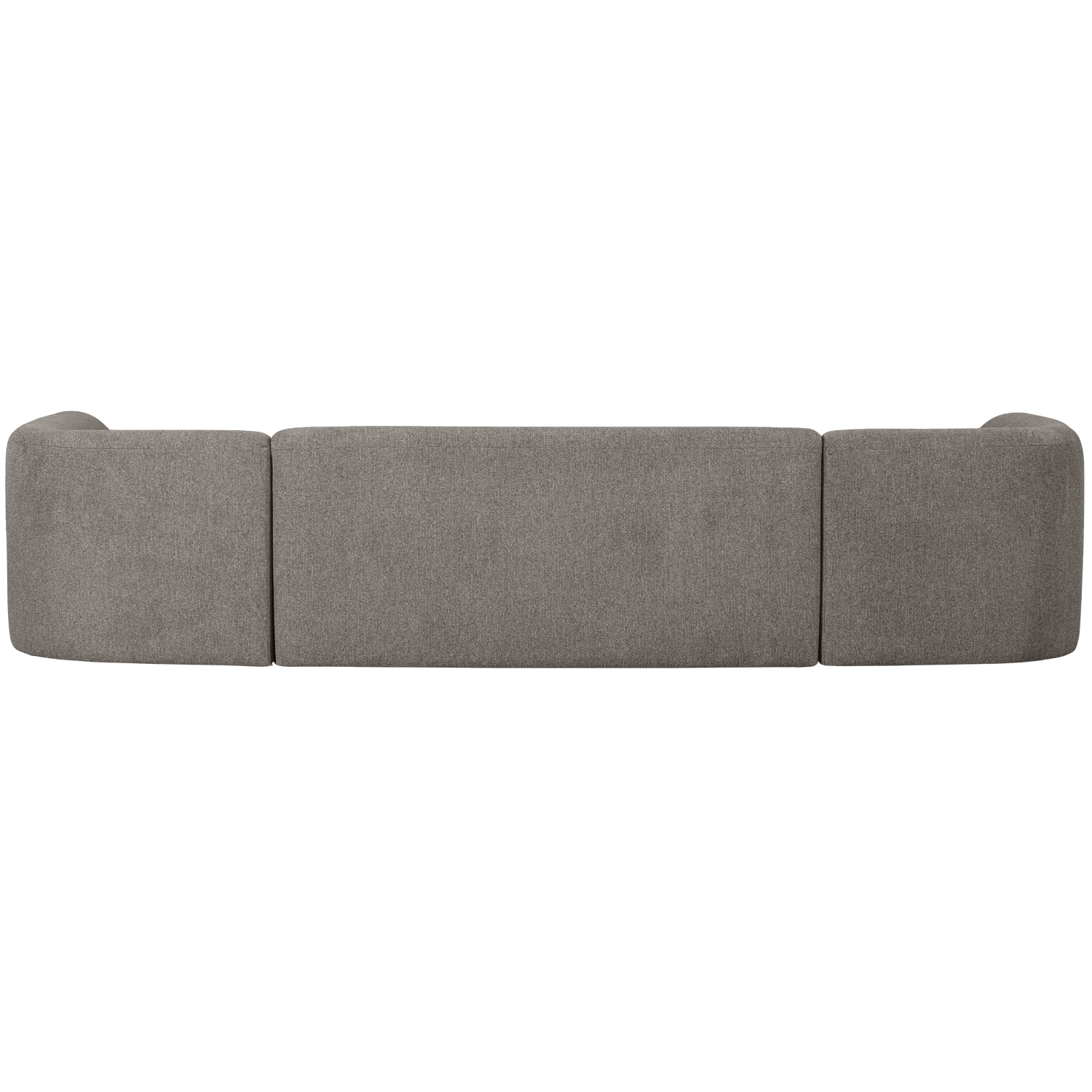 Sloping u-vorm bank off white melange