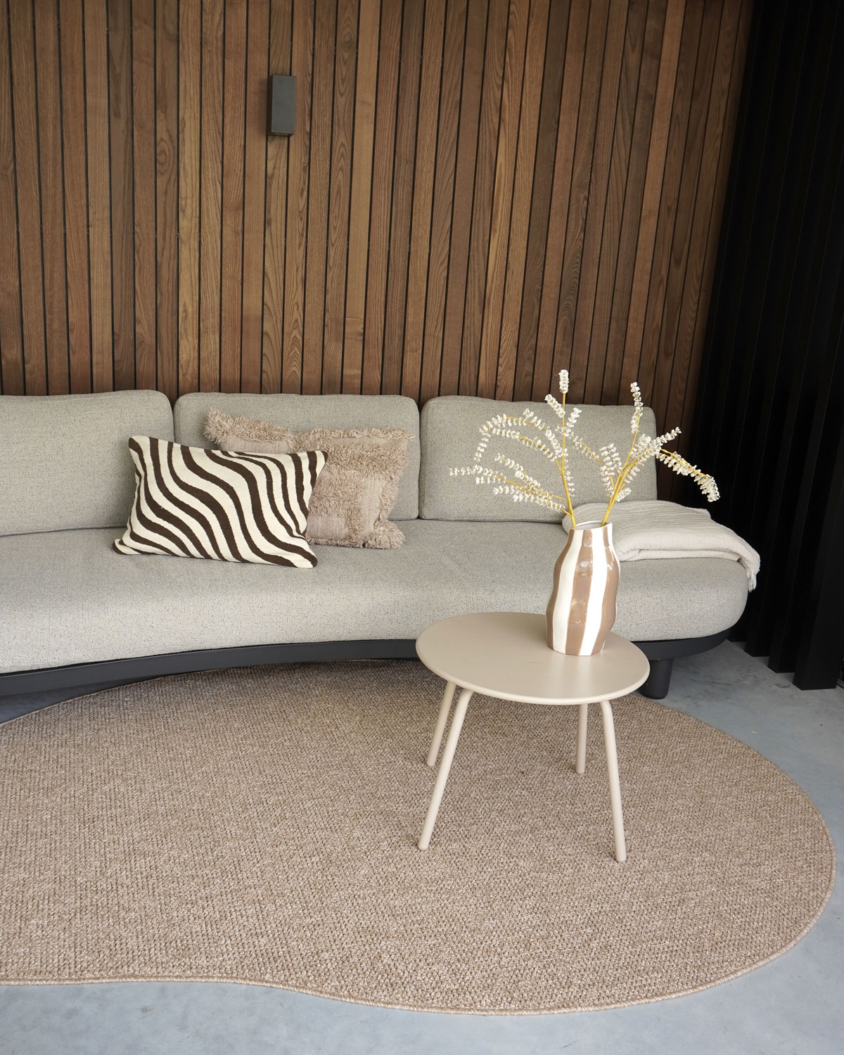 Binnen- en Buitenkleed Sisal – Kiezelvormig