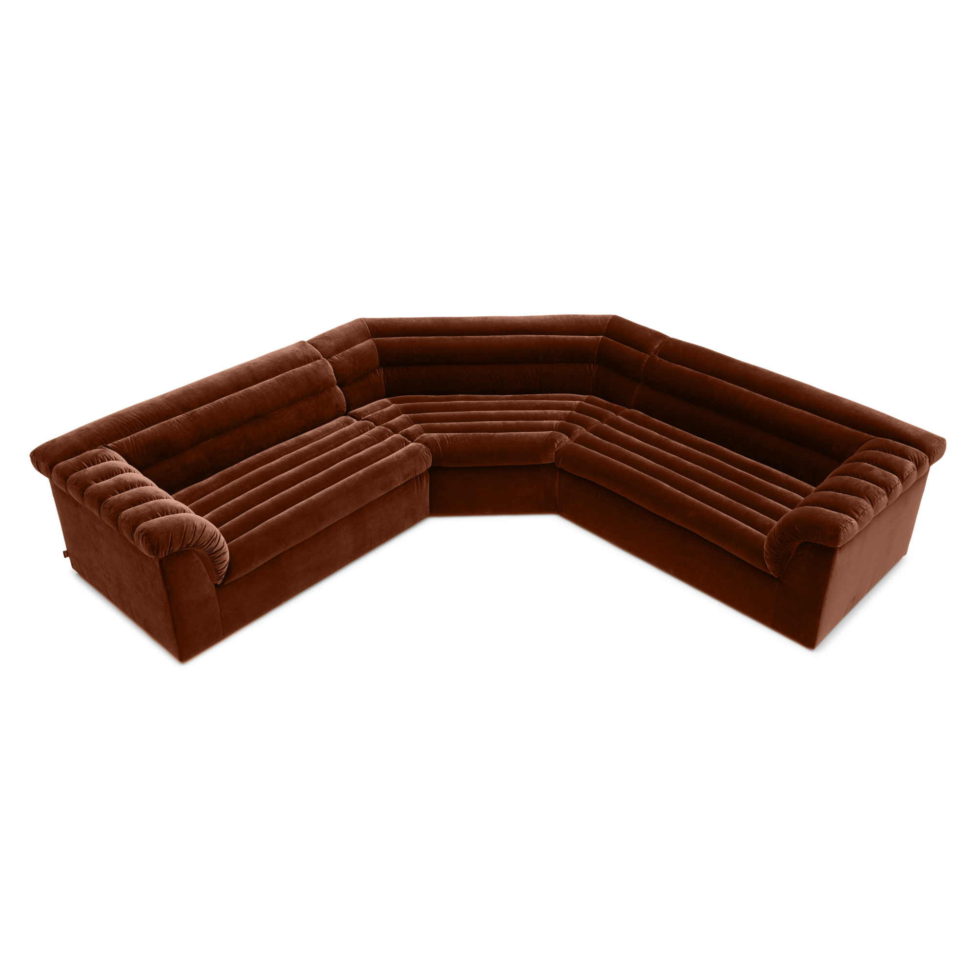 Hoekbank XL Marilyn royal cacao