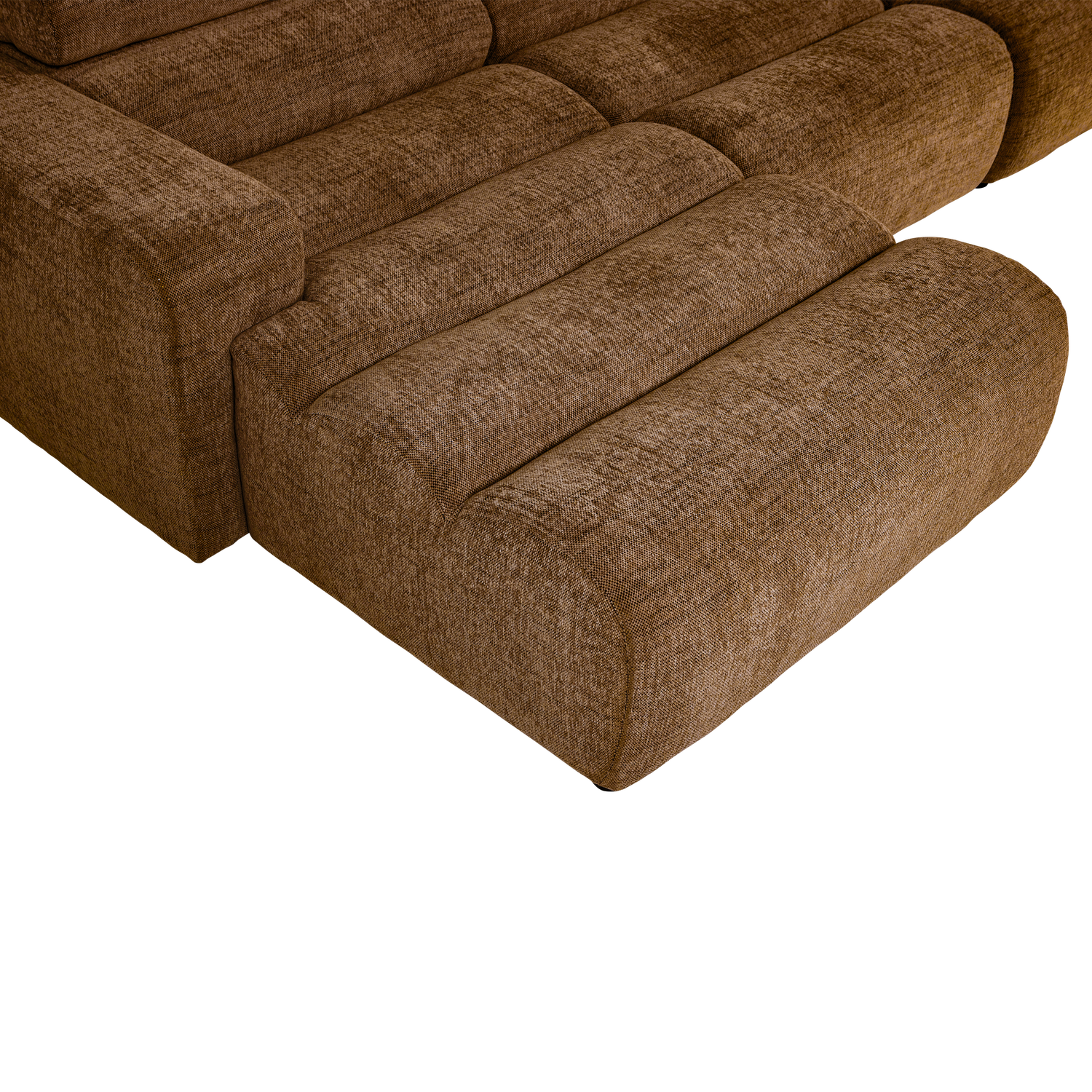 Novi chaise longue bank links oranje melange