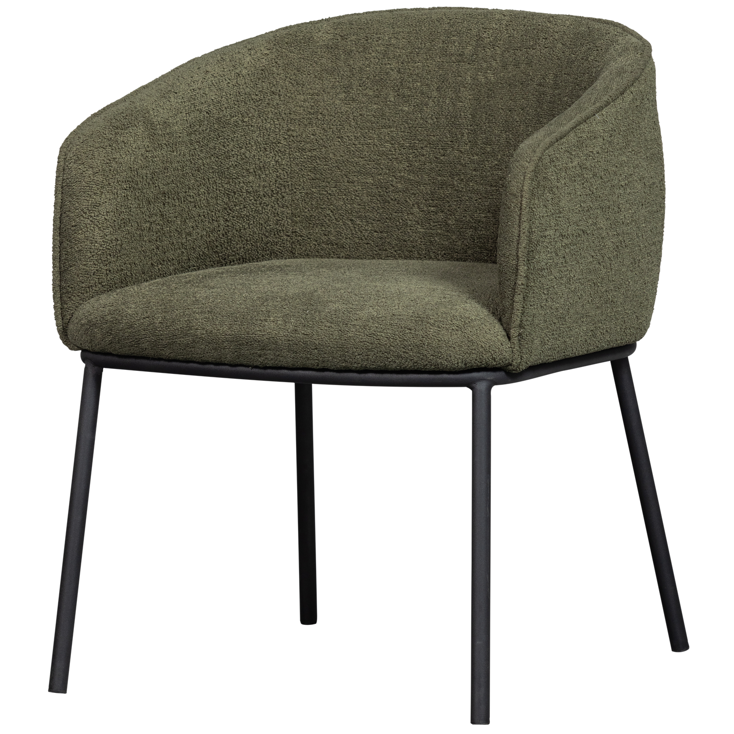 Leon eetkamerstoel boucle naturel melange
