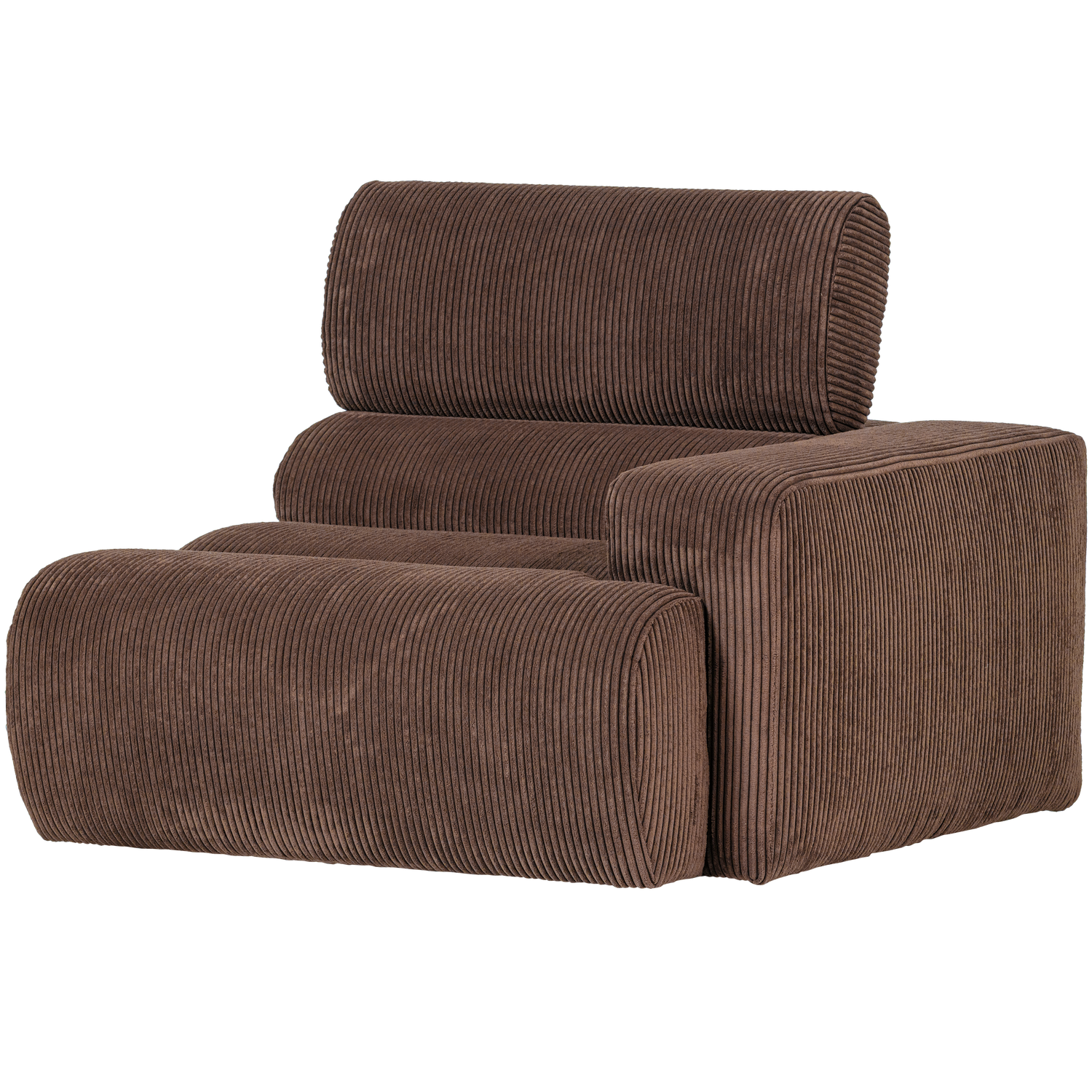 Novi 1-zits element arm links ribstof zand