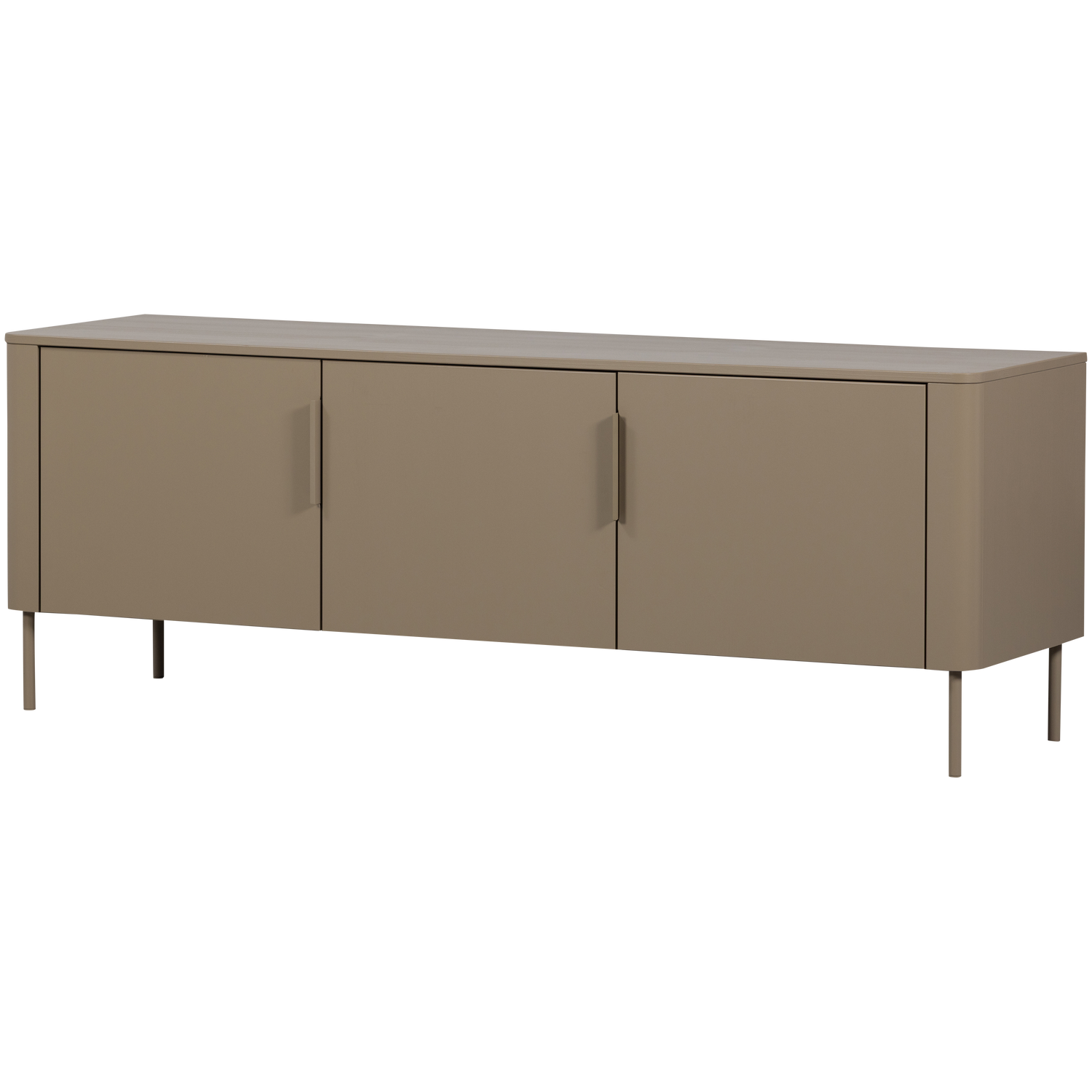 Gunnar tv meubel 154 cm grenen mud [fsc]