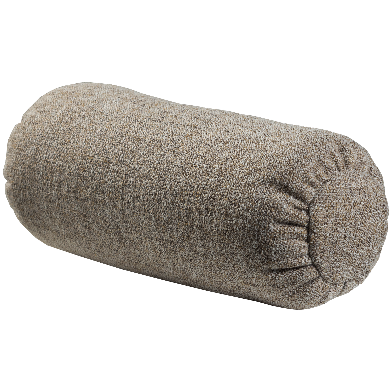 Baggy rolkussen 50xo23 cm 3d chenille middenbruin