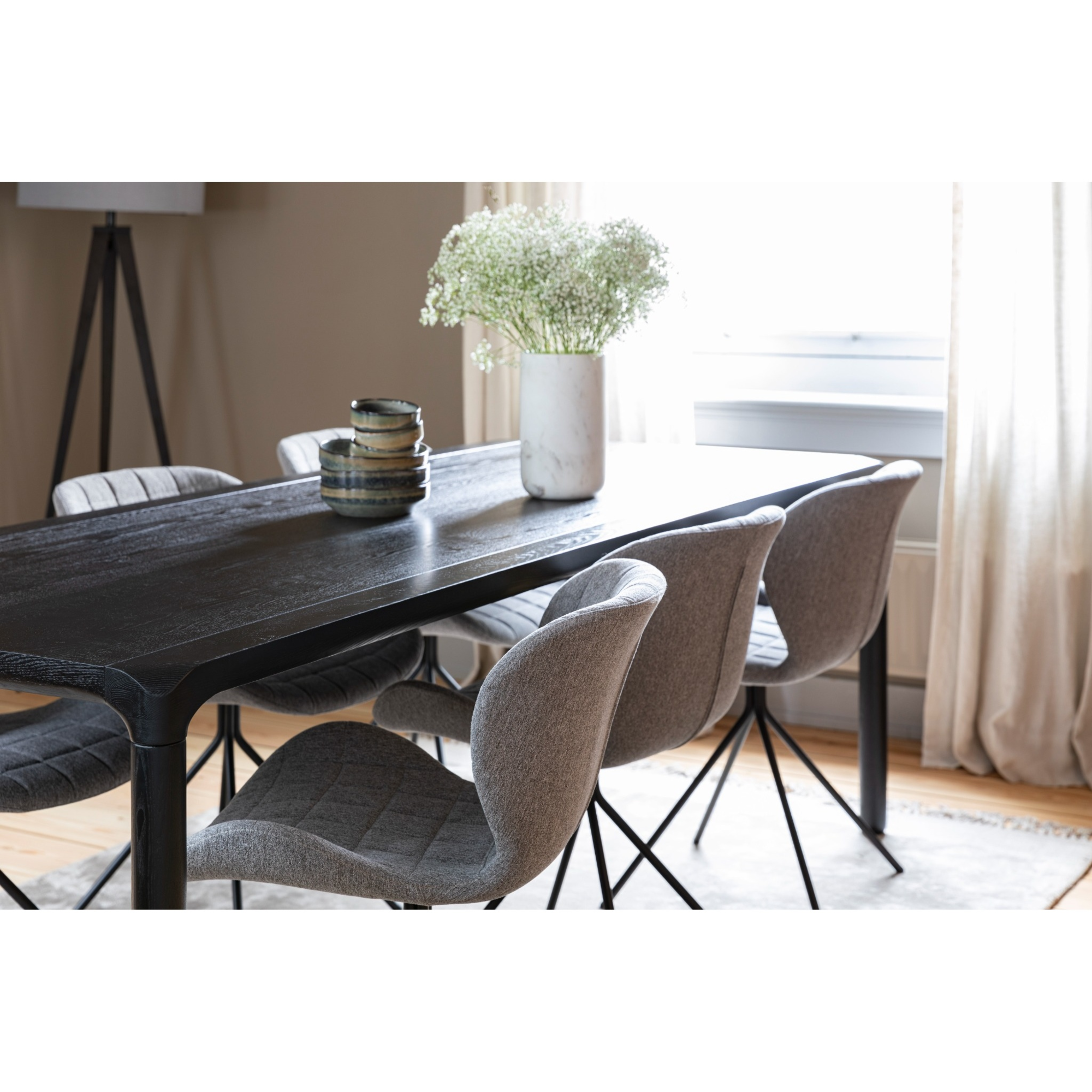 Zuiver Storm Eettafel Zwart