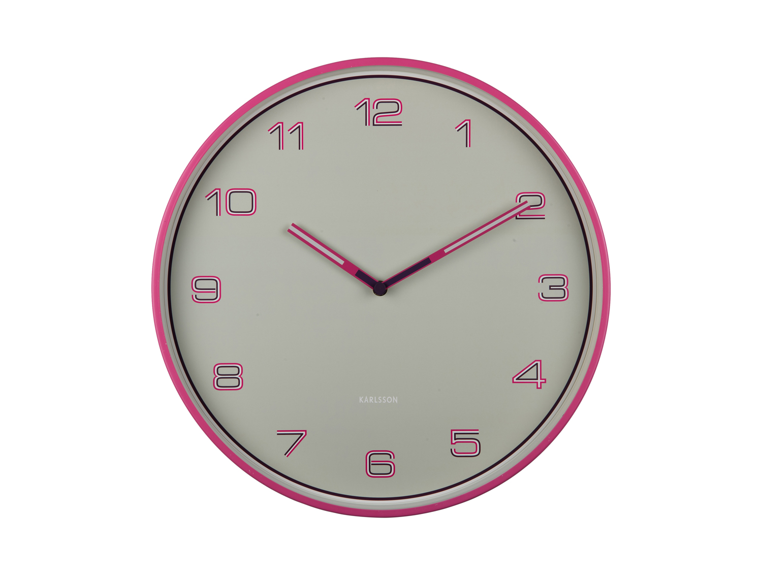Wandklok Lined Numbers