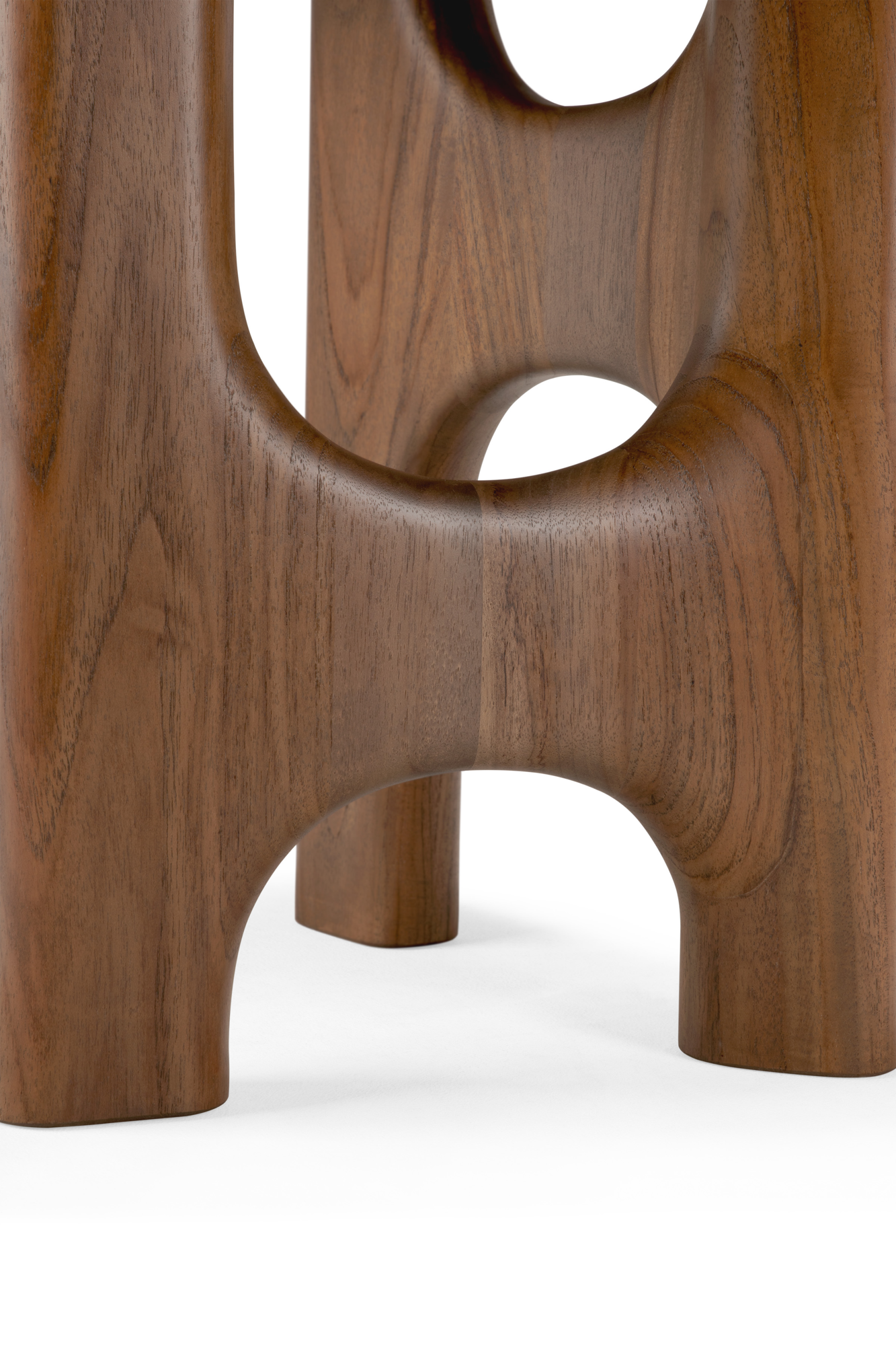 Bijzettafel Flow teak wild brown