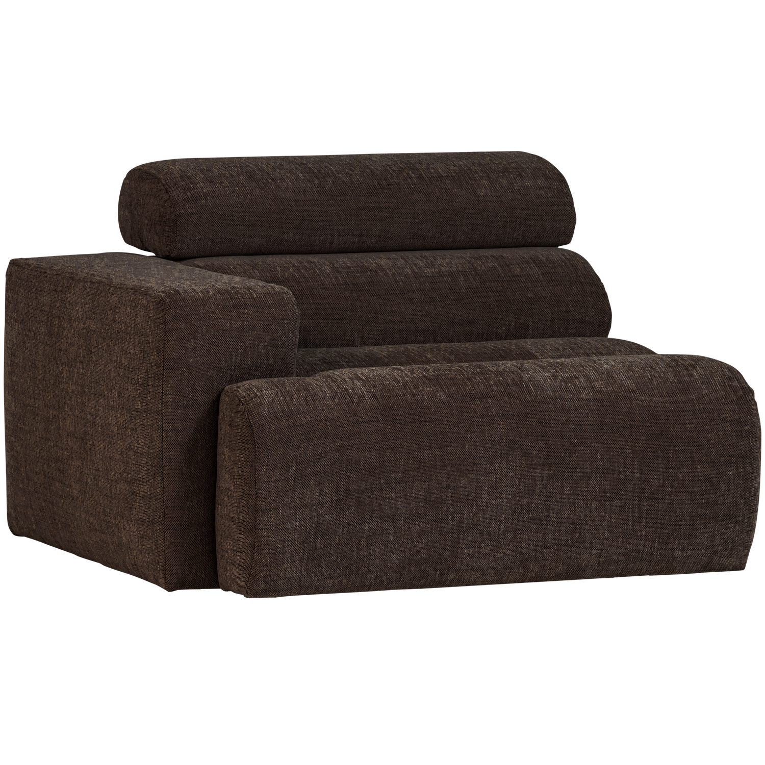 Novi 1-zits element arm links boucle karamelbruin