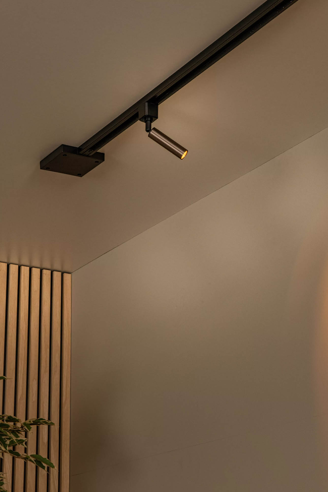 Track Railsysteem - Keoni railspot zwart en koffie