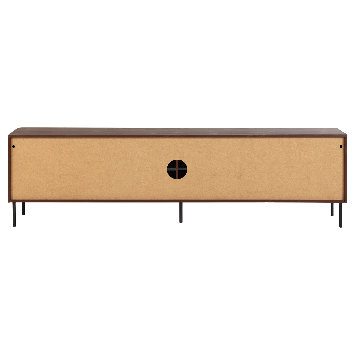 Gunnar tv meubel 200 cm grenen matzwart [fsc]