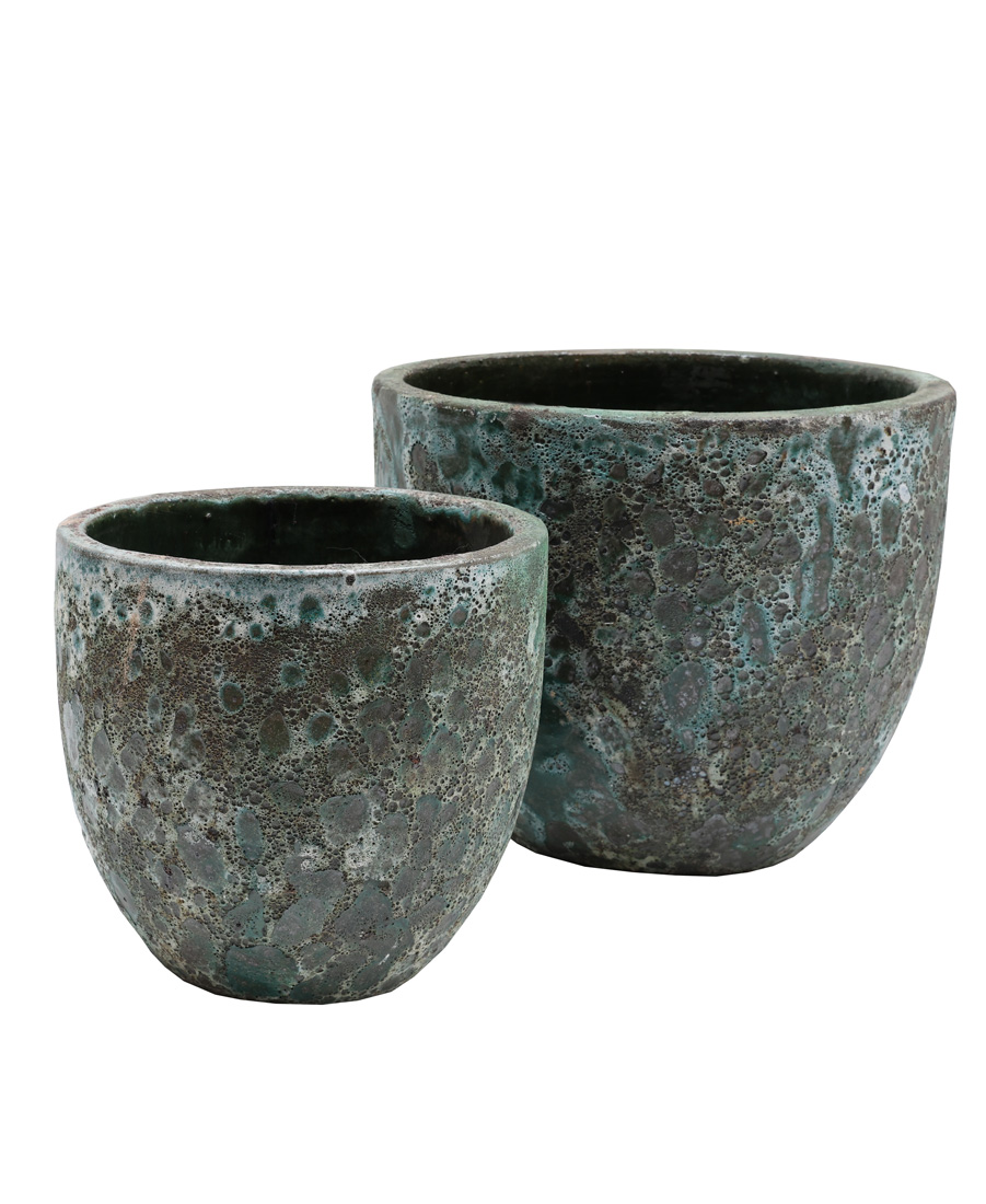Plantenpot Laki relic jade