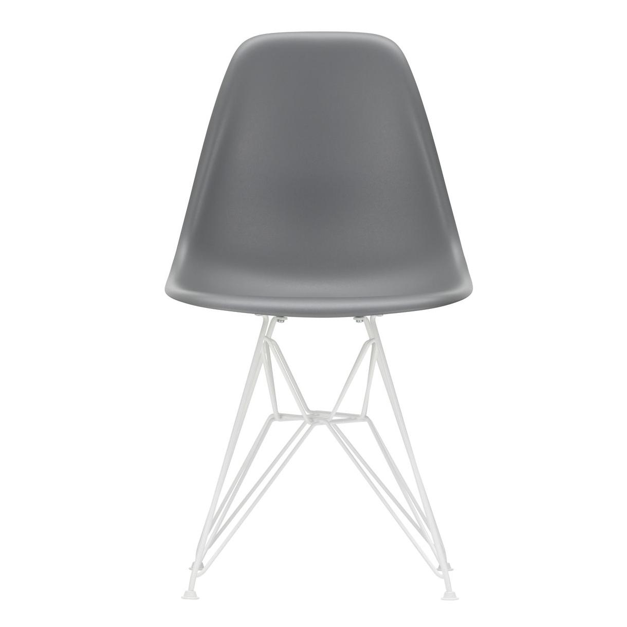 Vitra DSR RE eetkamerstoel wit onderstel