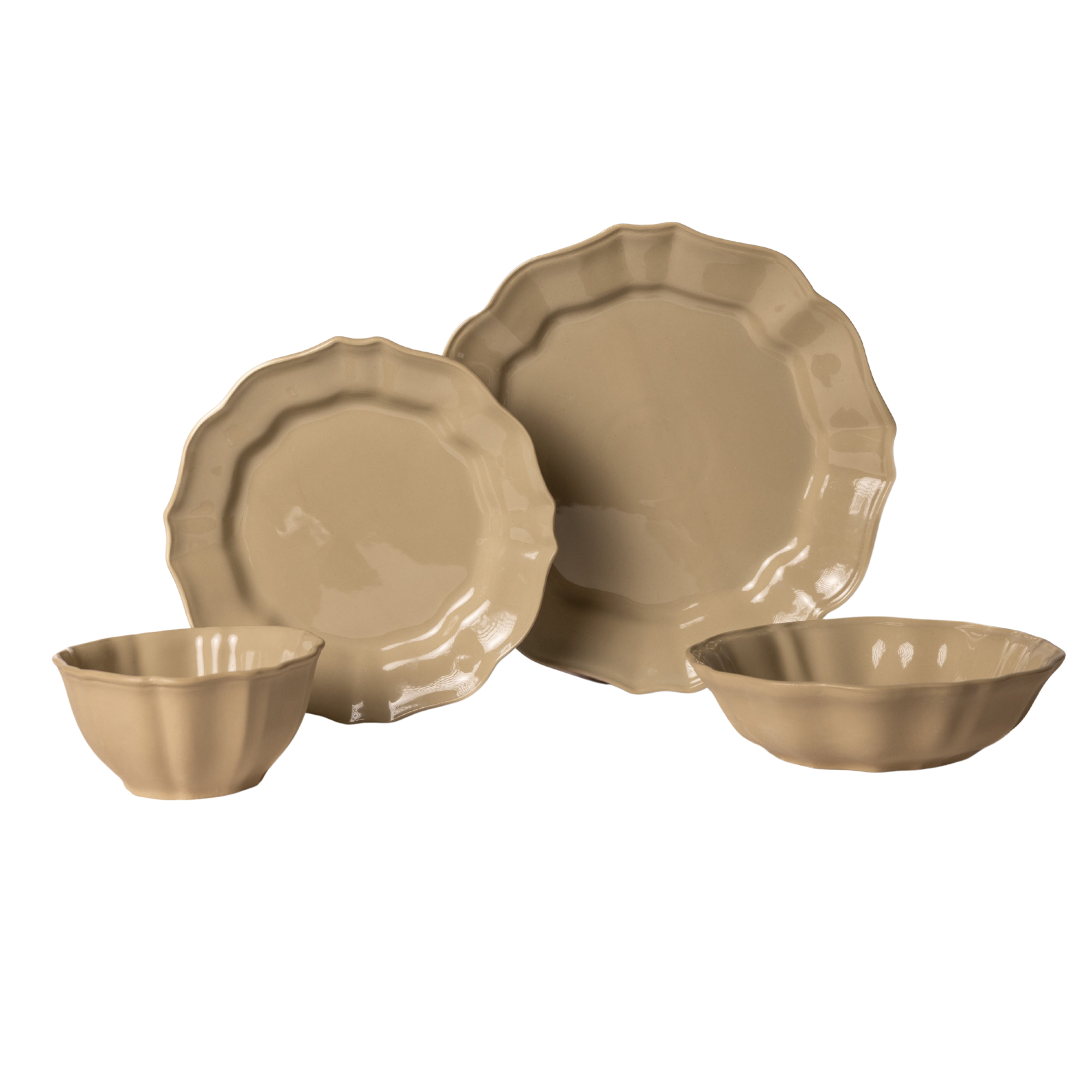 Serviesset Wild Olive 4-delig - 2 personen
