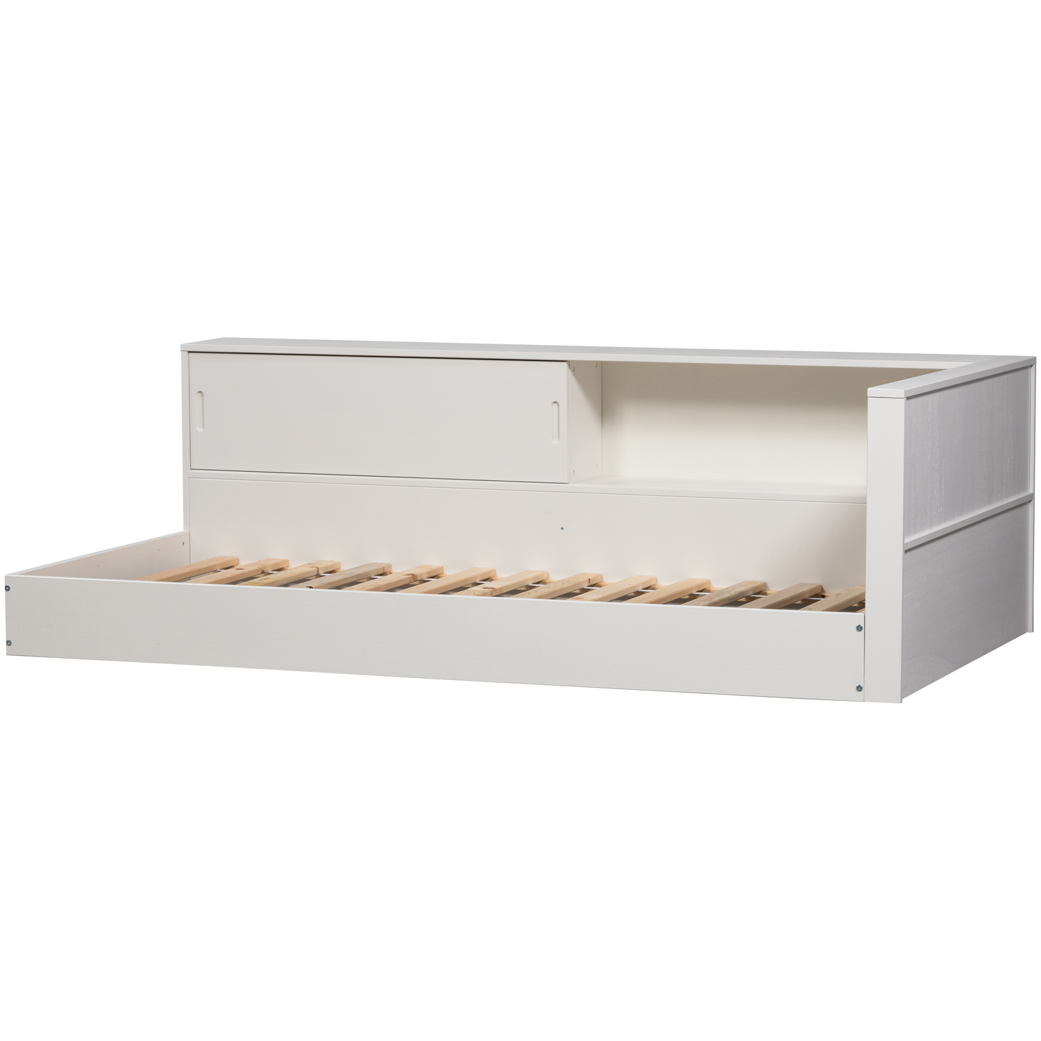 Carter hoekbed links/rechts grenen wit [fsc]