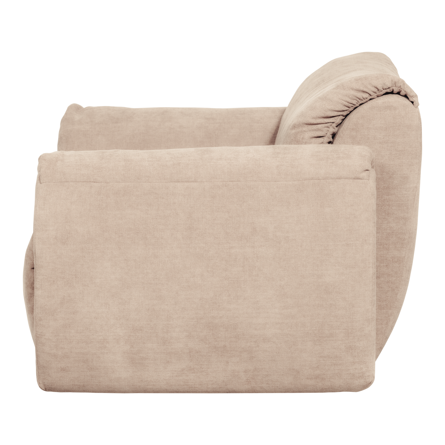 Baggy loveseat geweven chenille bruin