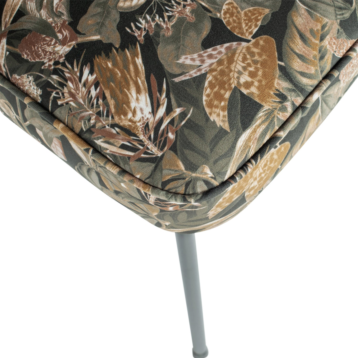 Vogue eetkamerstoel structure velvet brass