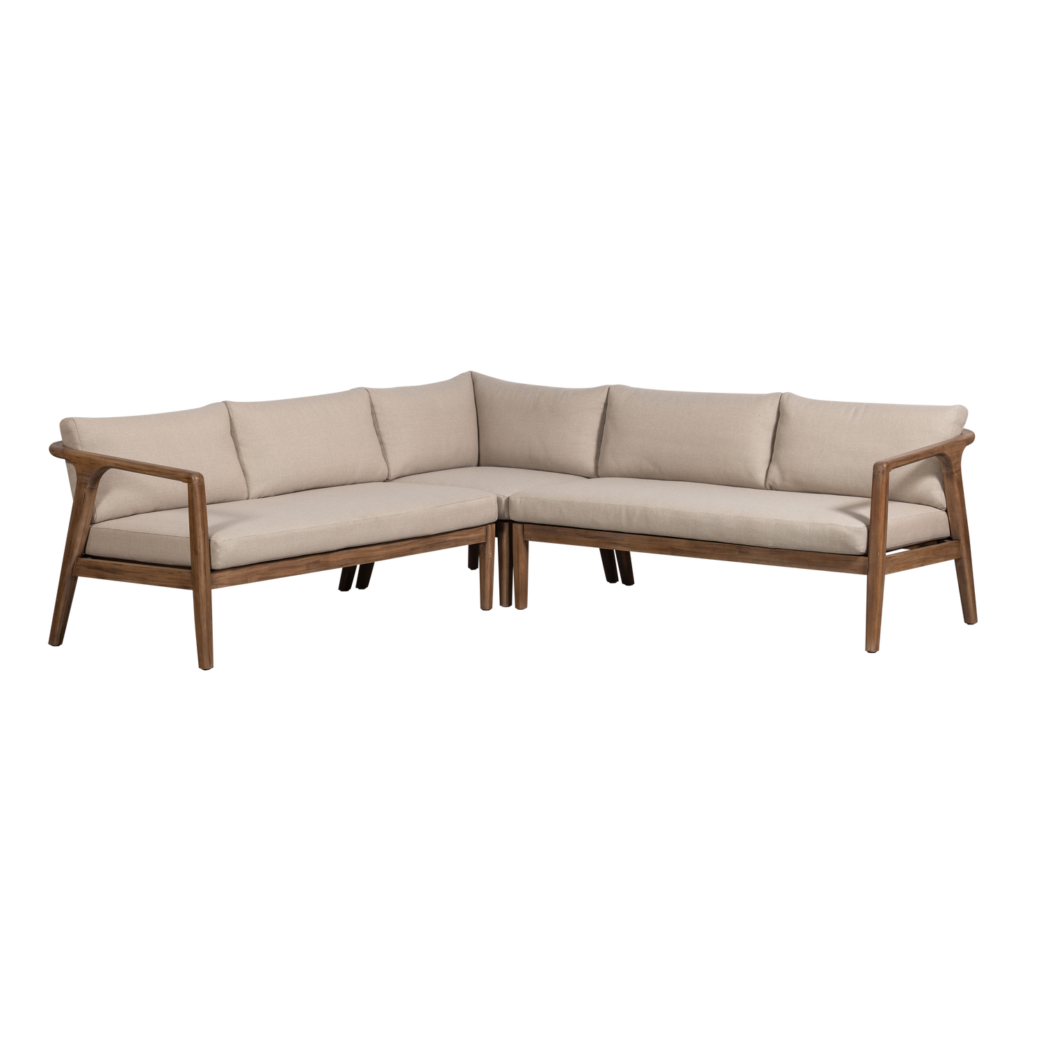 Biam tuin loungeset acaciahout naturel/zand [fsc]