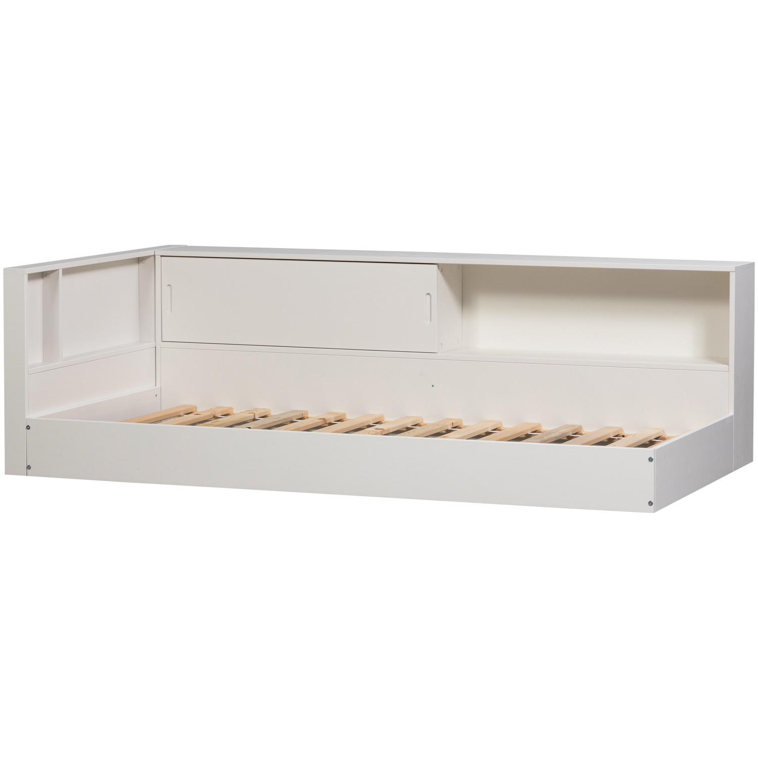 Carter hoekbed links/rechts grenen wit [fsc]