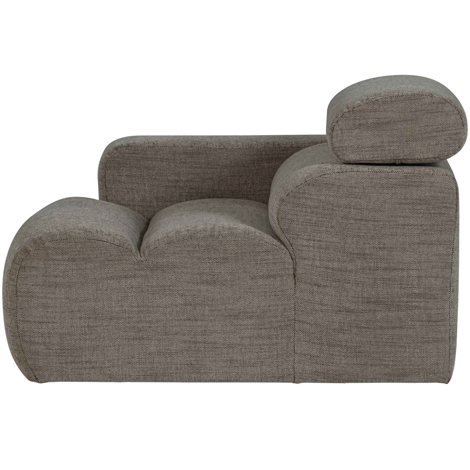 Novi 1-zits element arm links boucle karamelbruin