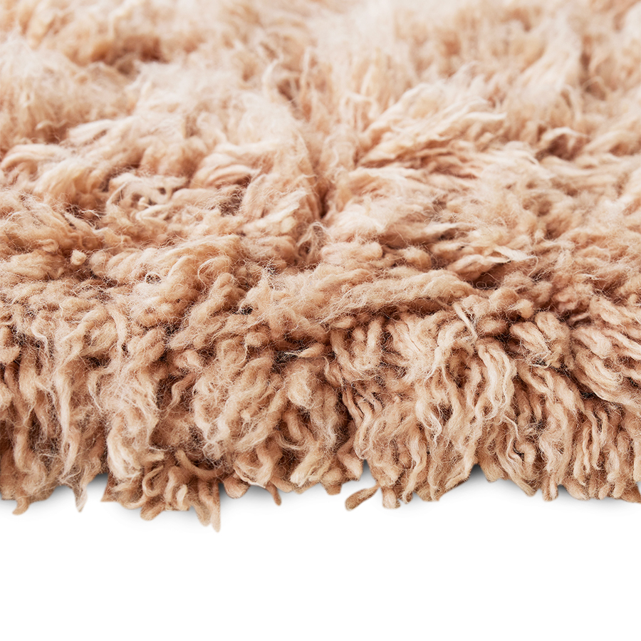 HK Vloerkleed fluffy soft pink