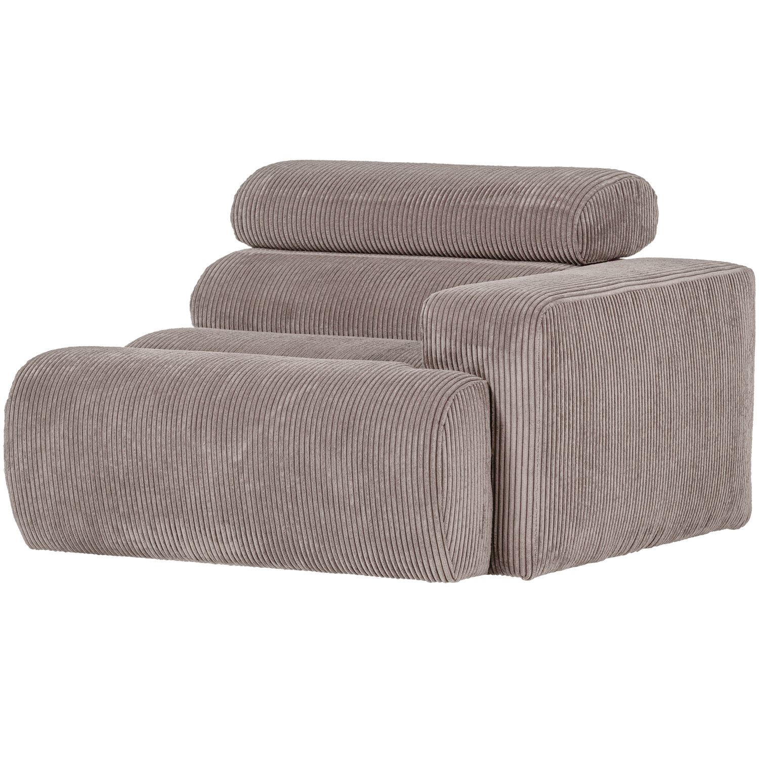 Novi 1-zits element arm links boucle karamelbruin
