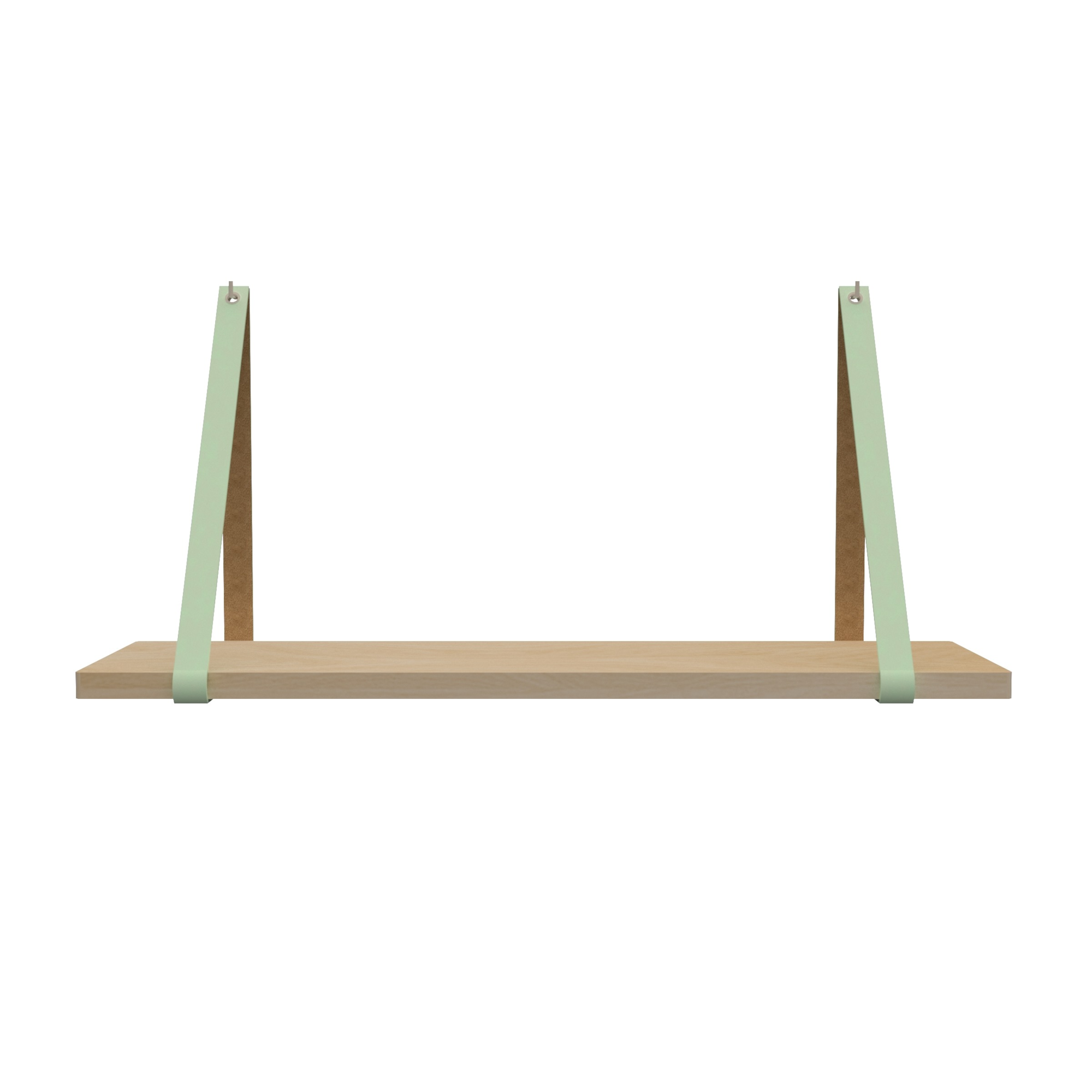 Leren plankdragers (set van 2)