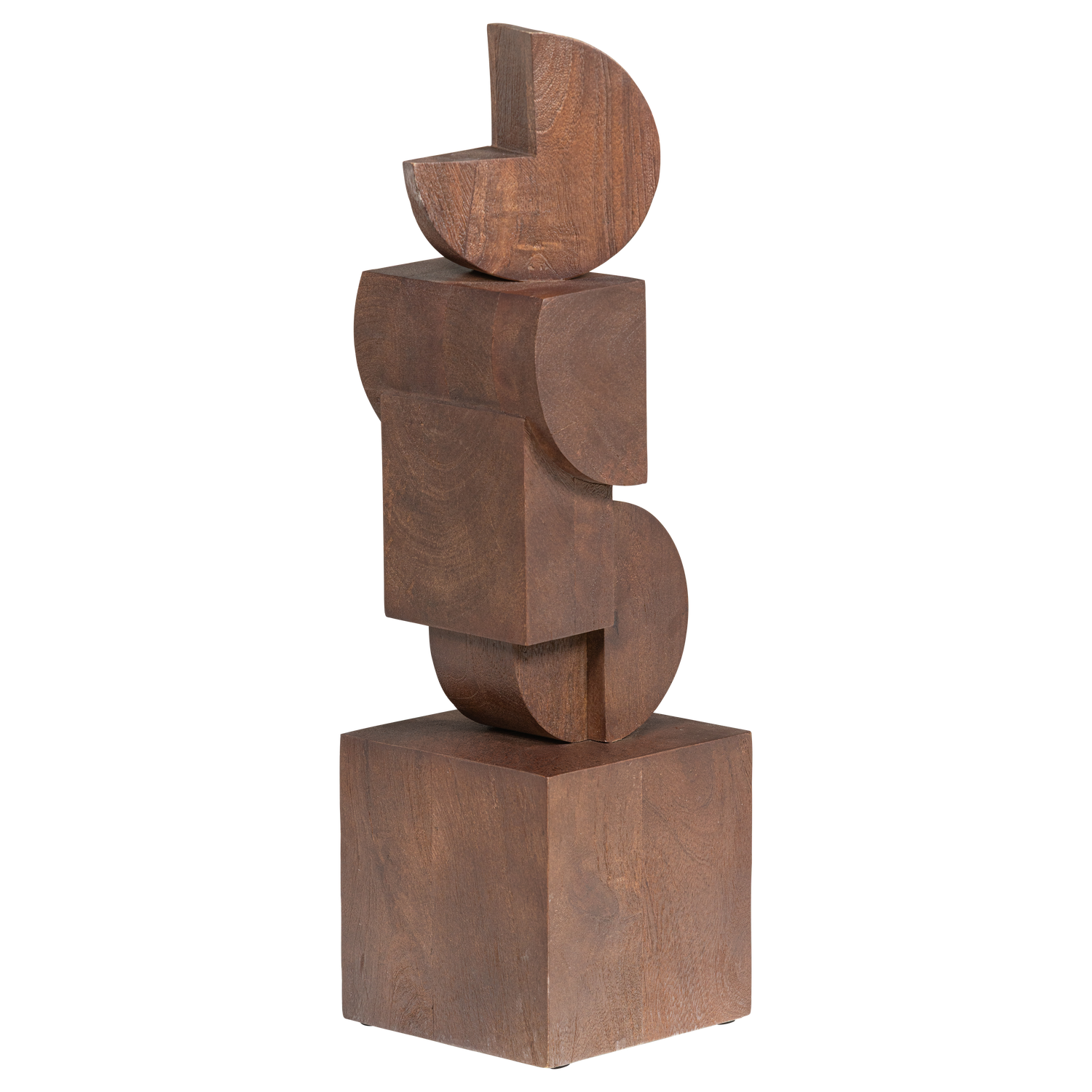 Draxa sculptuur ornament hout bruin