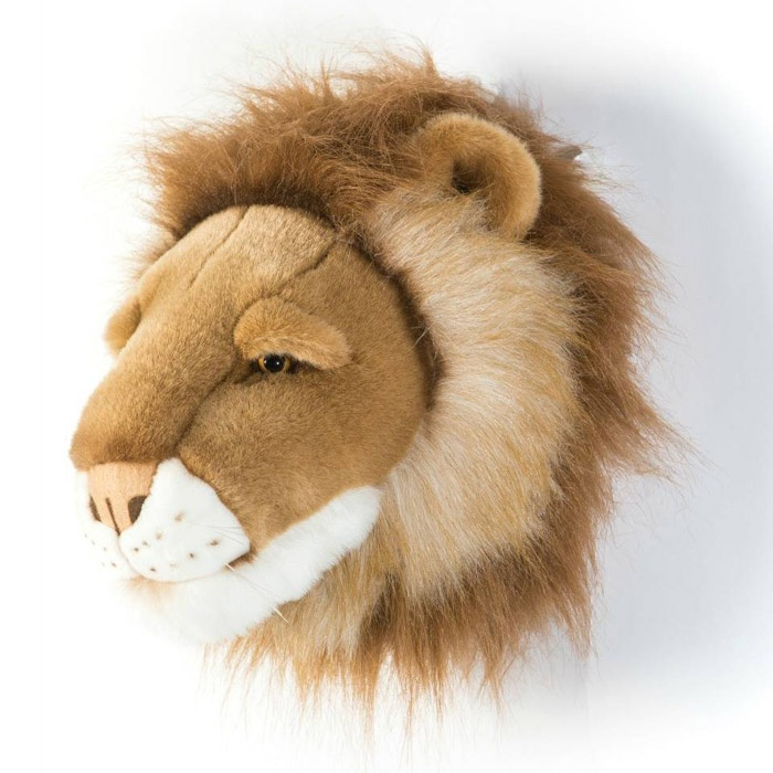 Pluche dierenkop leeuw Cesar