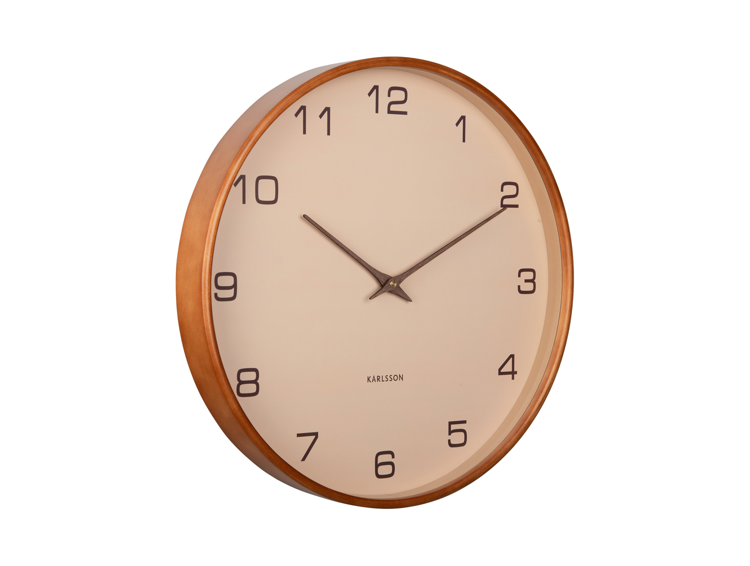 Wandklok Acento hout
