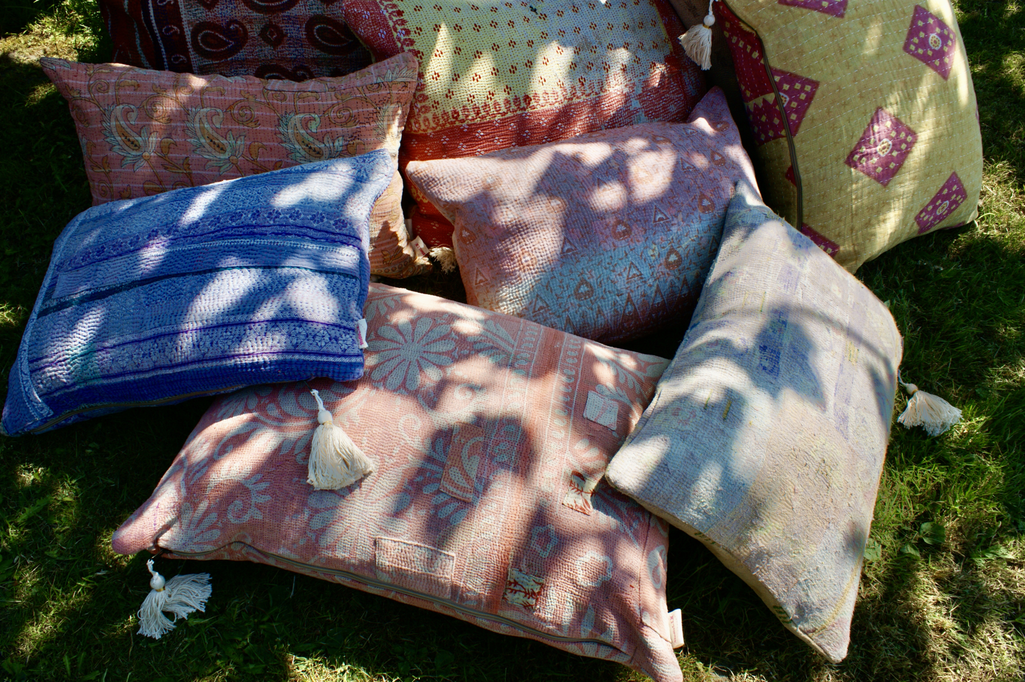 Kussen Kantha vintage 50x70 cm