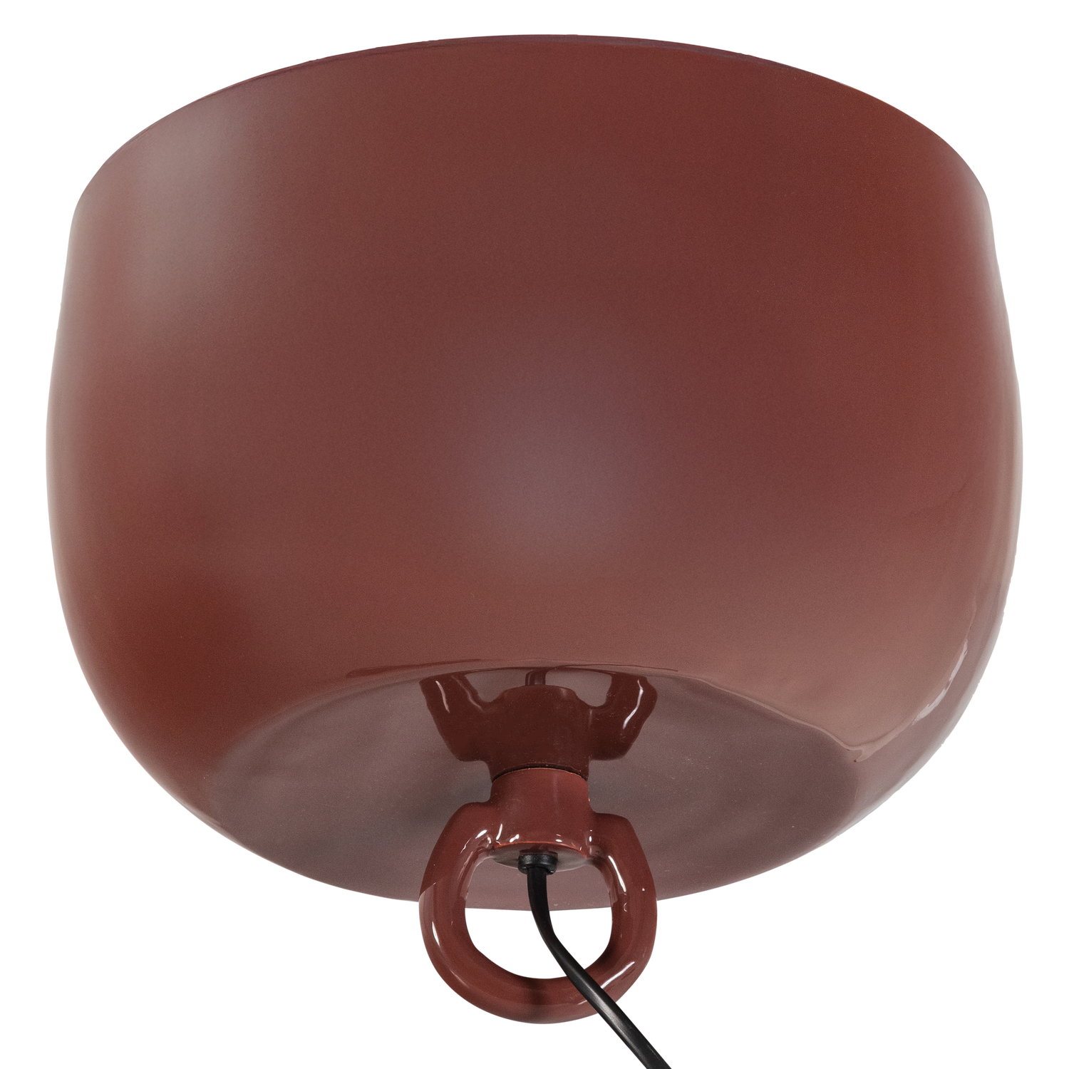 Mero tafellamp 25xo26 cm metaal hoogglans rood
