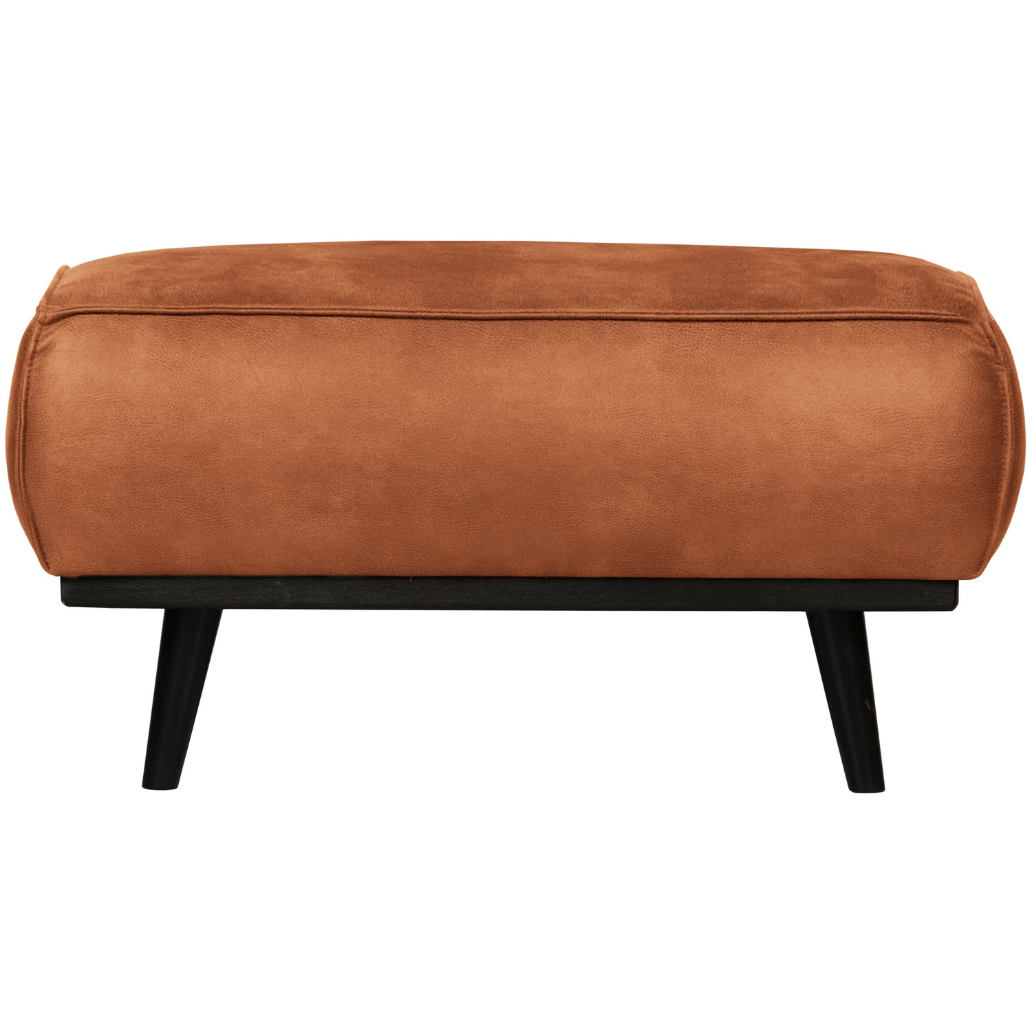 Statement hocker lichtbruin melange