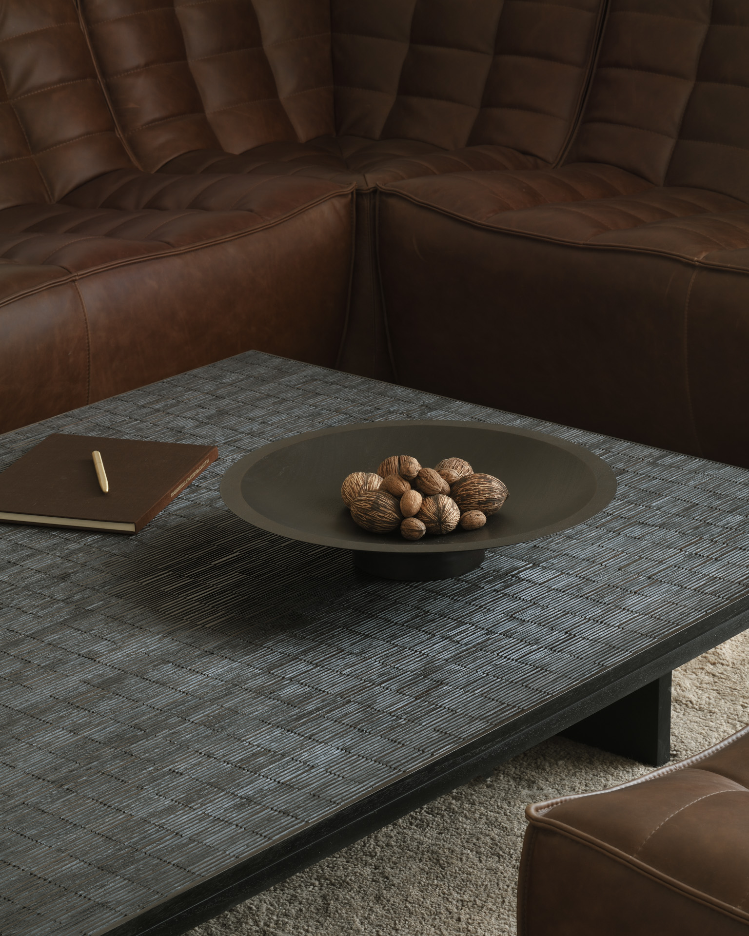 Sofa N701 chestnut leer 