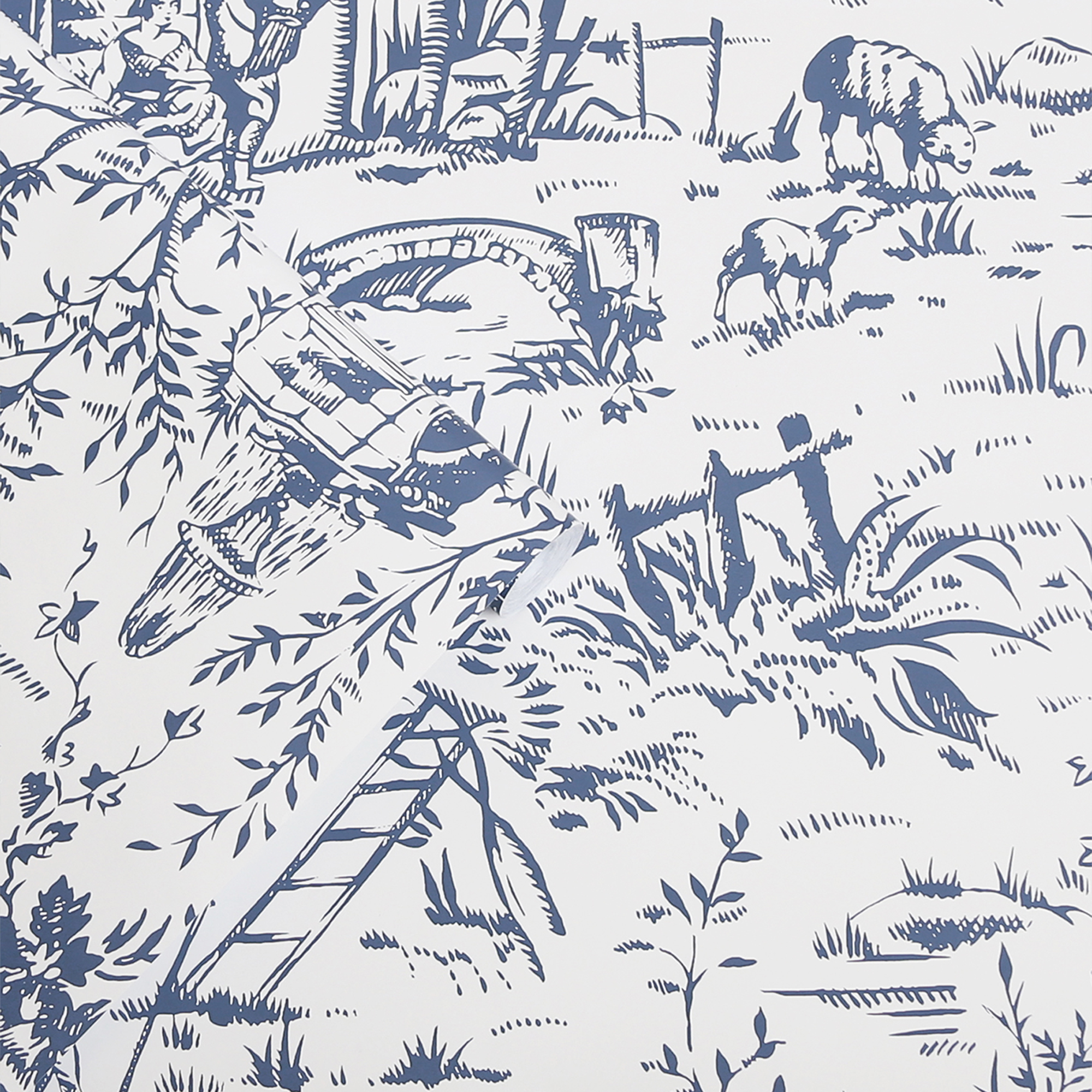 Behang Laura Ashley Toile Jouy