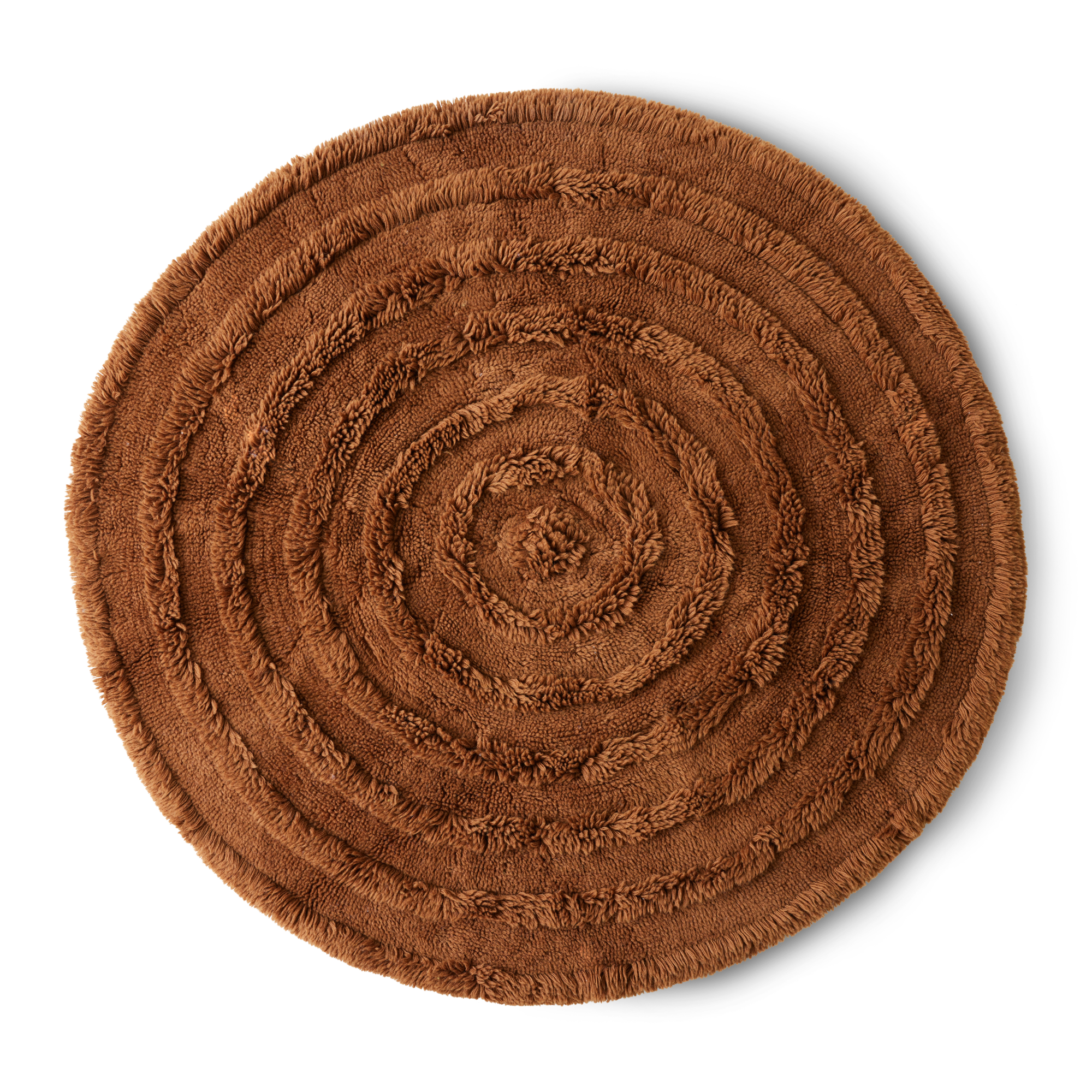 HKliving Vloerkleed Round woolen Seaweed