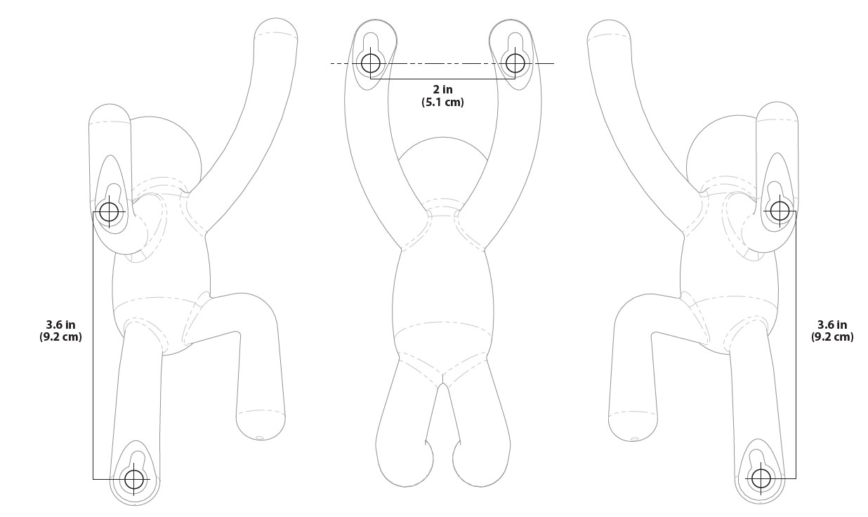 Umbra Ophanghaak Buddy - Set Van 3 Stuks