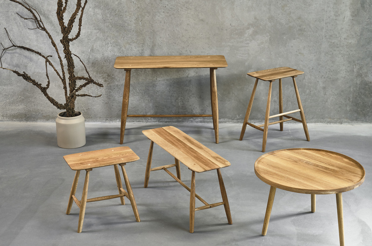 Houten barkruk Bodo - zithoogte 64 cm