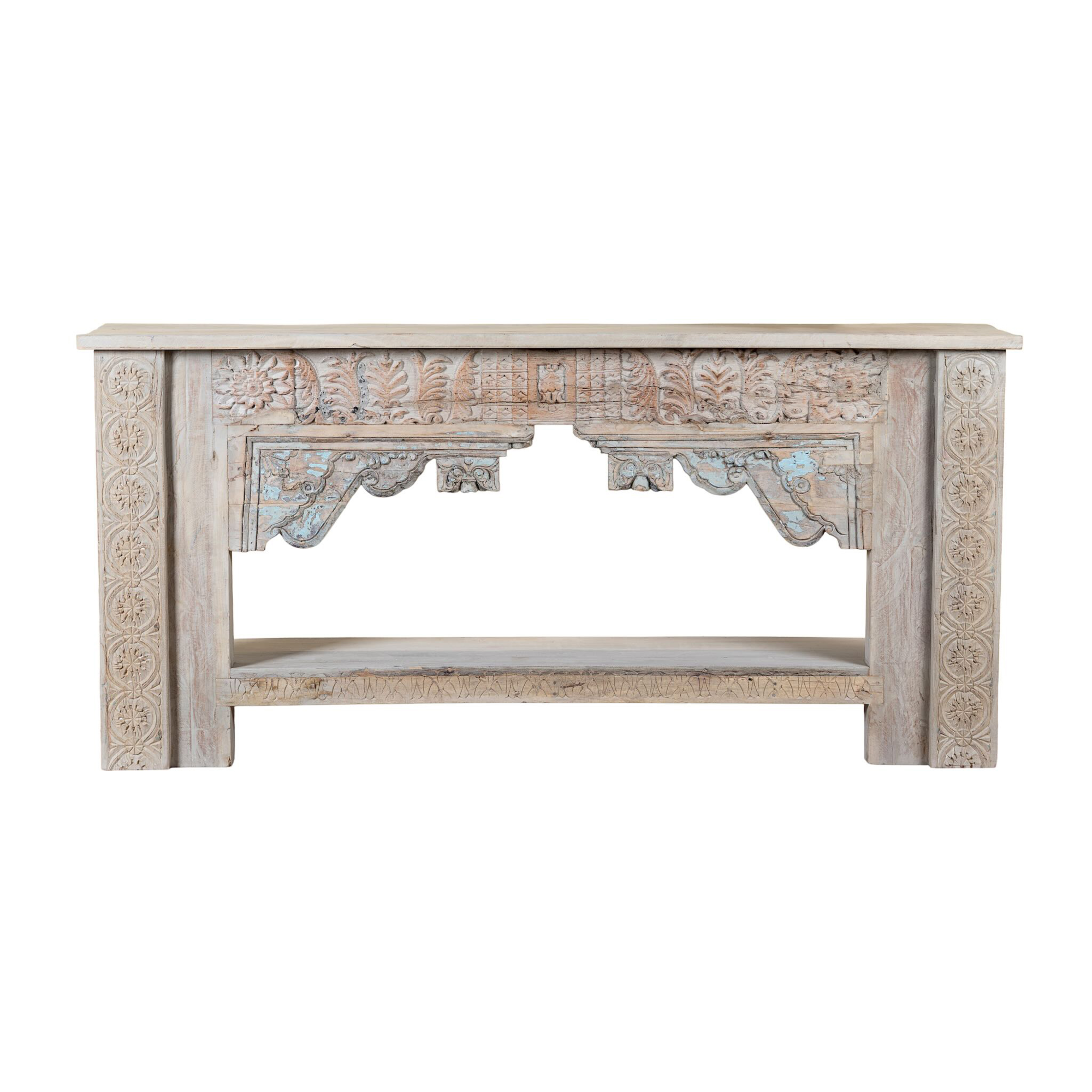 Karam - Unieke Console Tafel van Teakhout