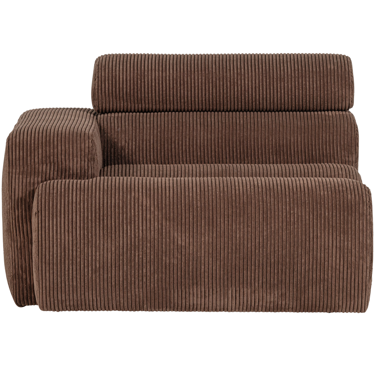 Novi 1-zits element arm links boucle karamelbruin