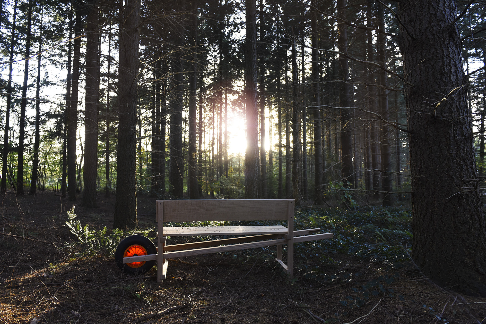 Weltevree bankje Wheelbench
