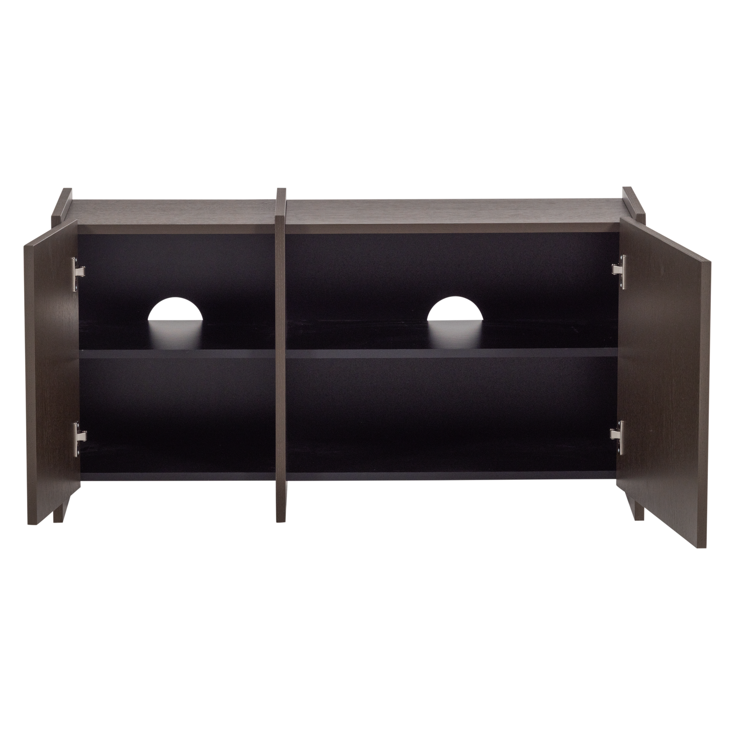 Brock tv meubel 102 cm essen fineer middenbruin [fsc]